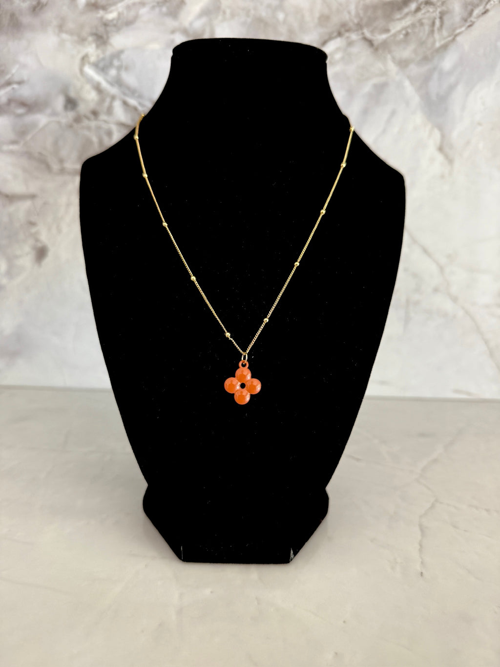 Iconic Terracotta Clover Necklace