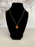 Iconic Terracotta Clover Necklace