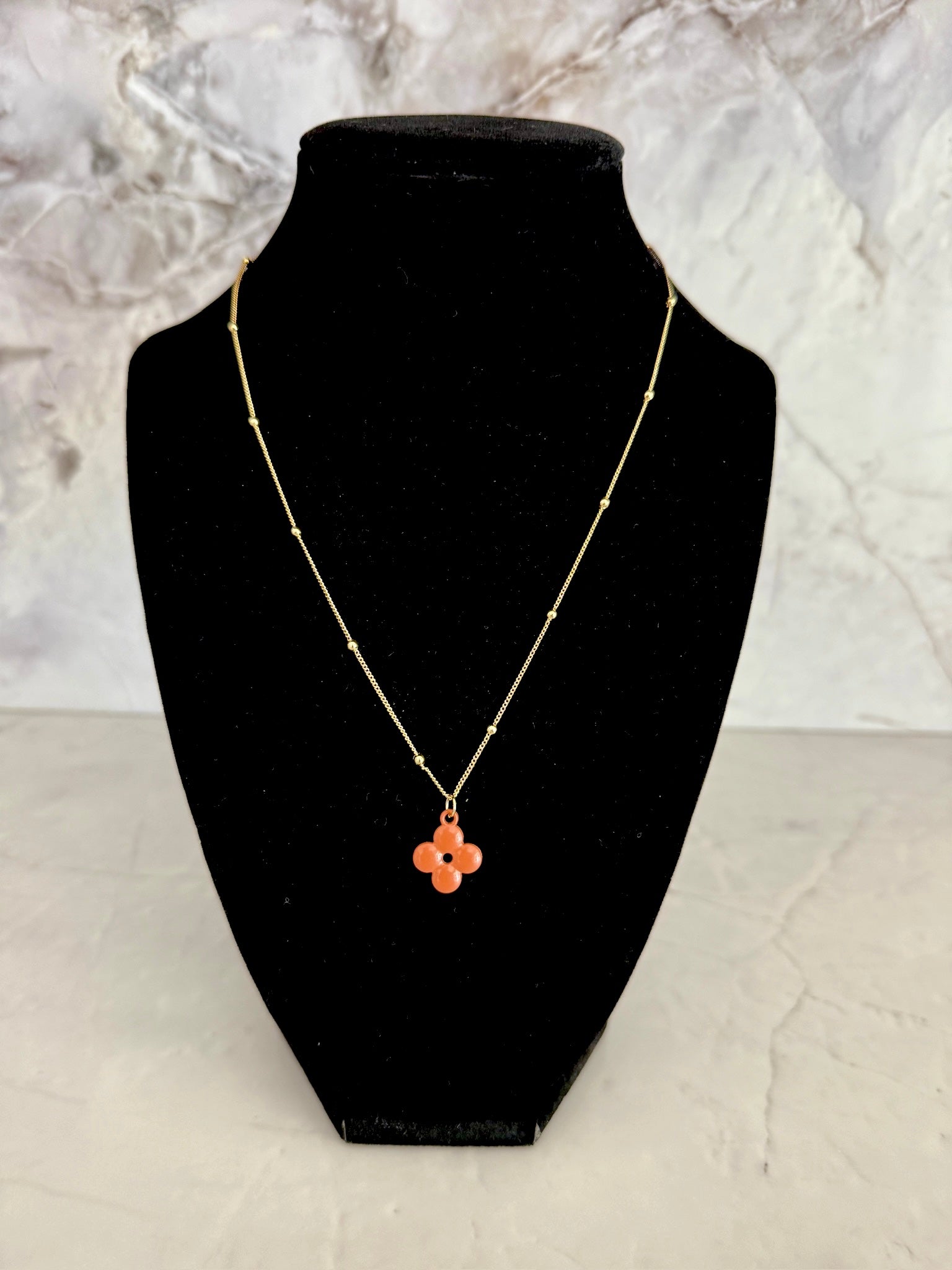 Iconic Terracotta Clover Necklace