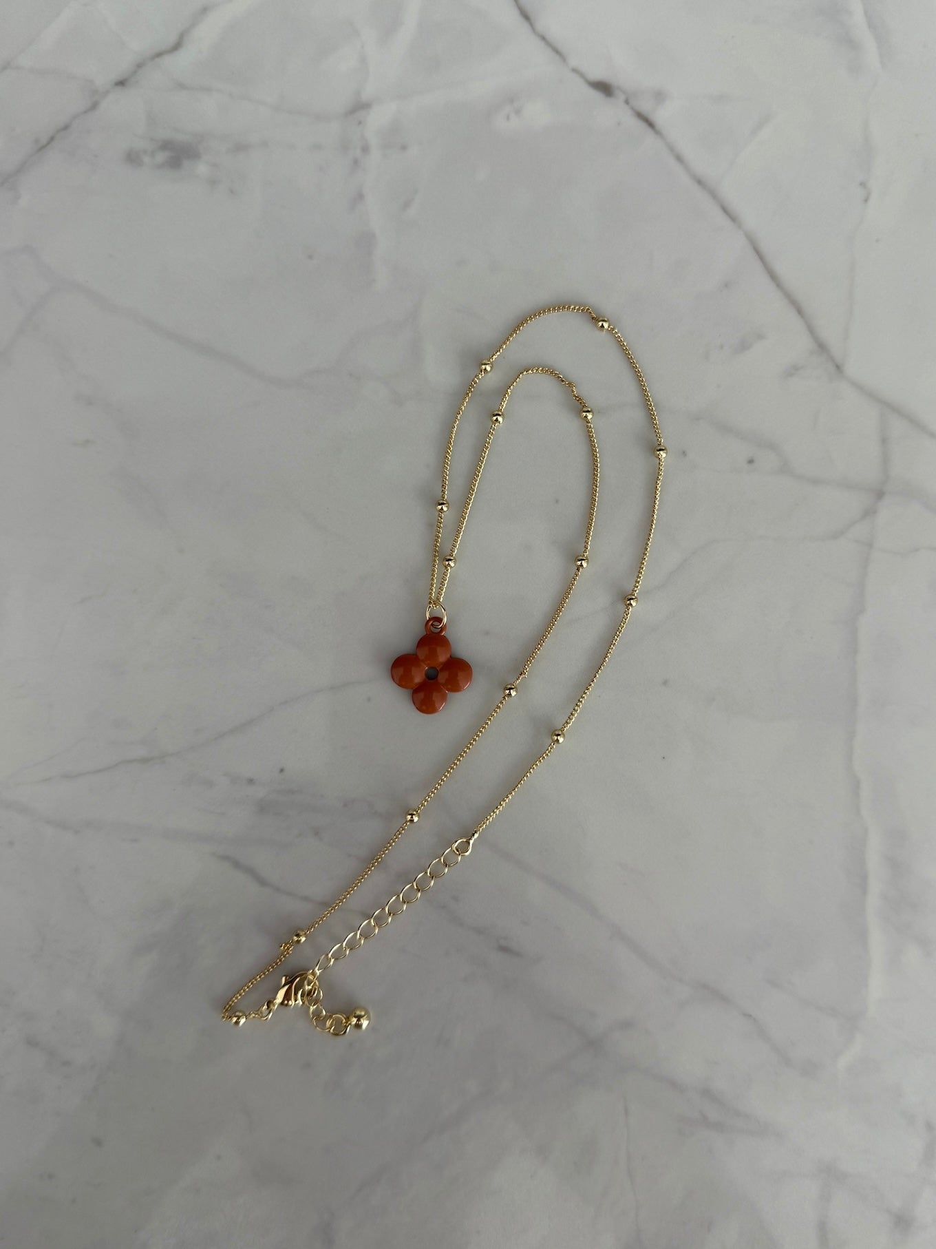 Iconic Terracotta Clover Necklace