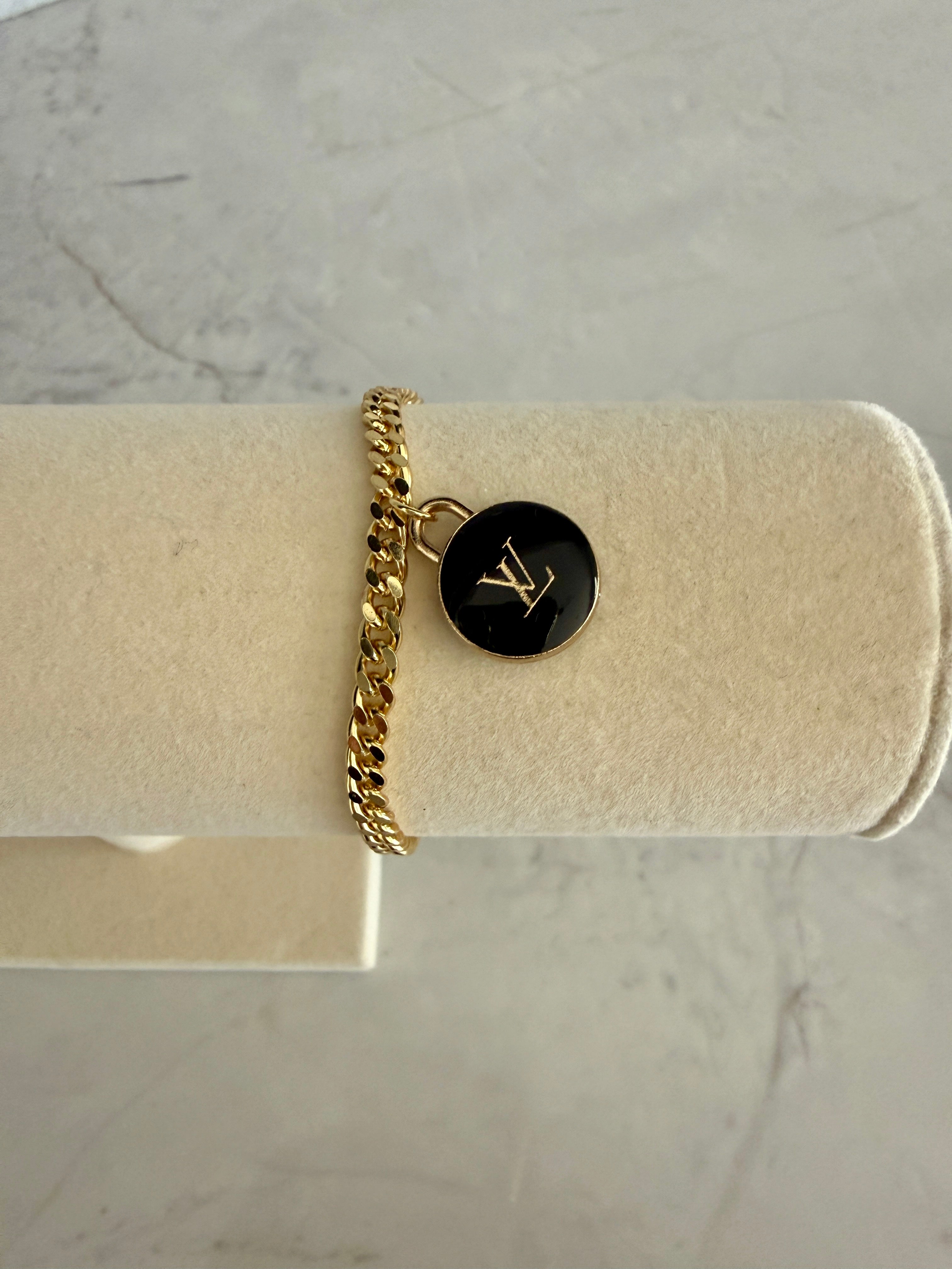Livvie Black Charm Bracelet