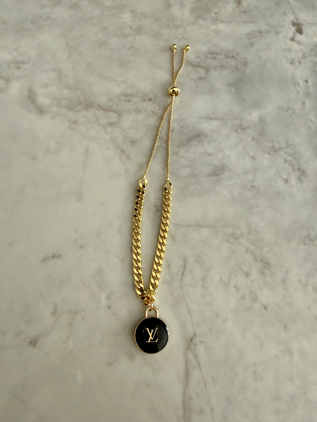 Livvie Black Charm Bracelet