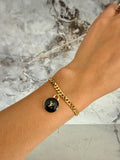 Livvie Black Charm Bracelet