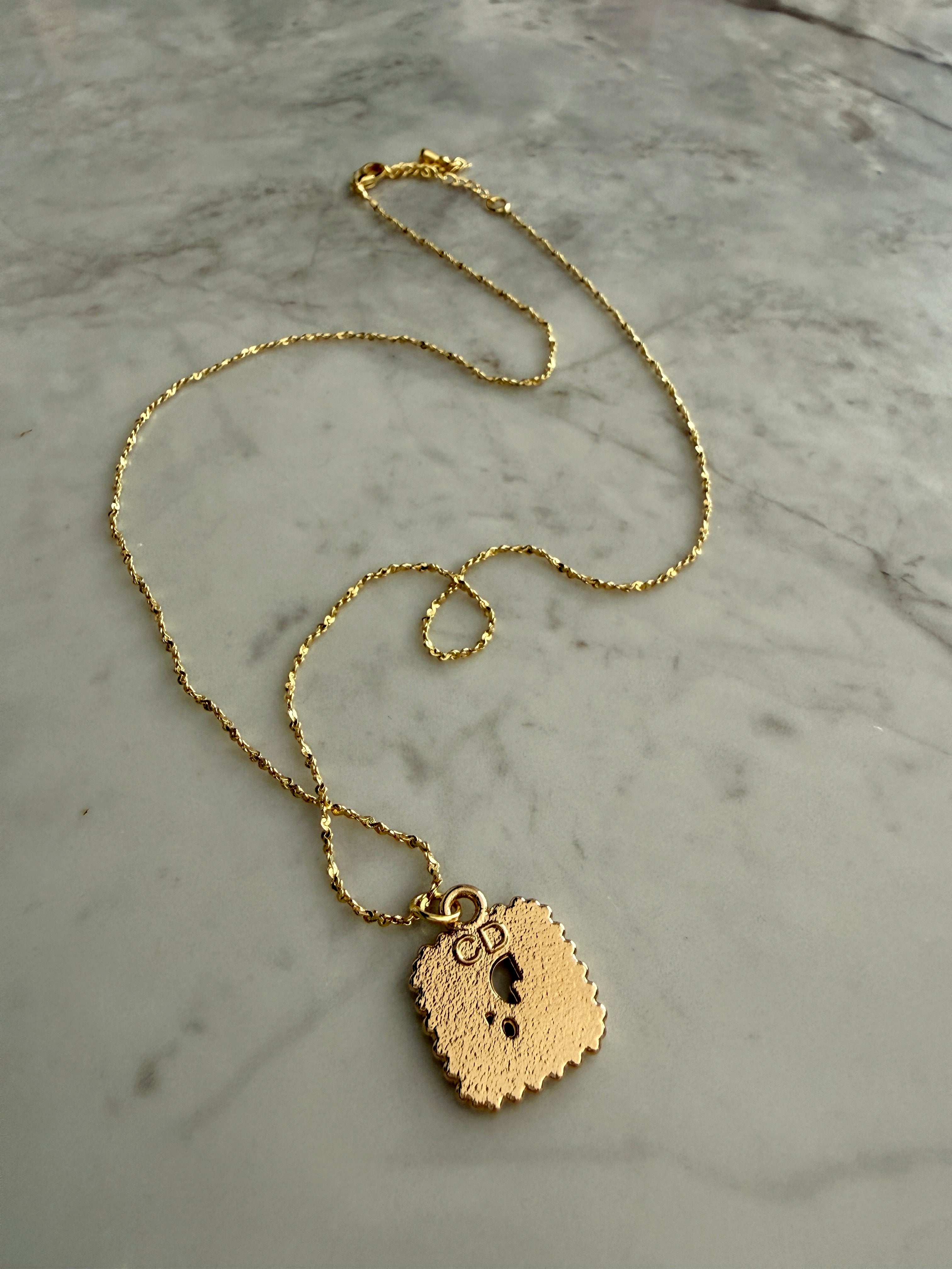 Dena Square Charm Necklace