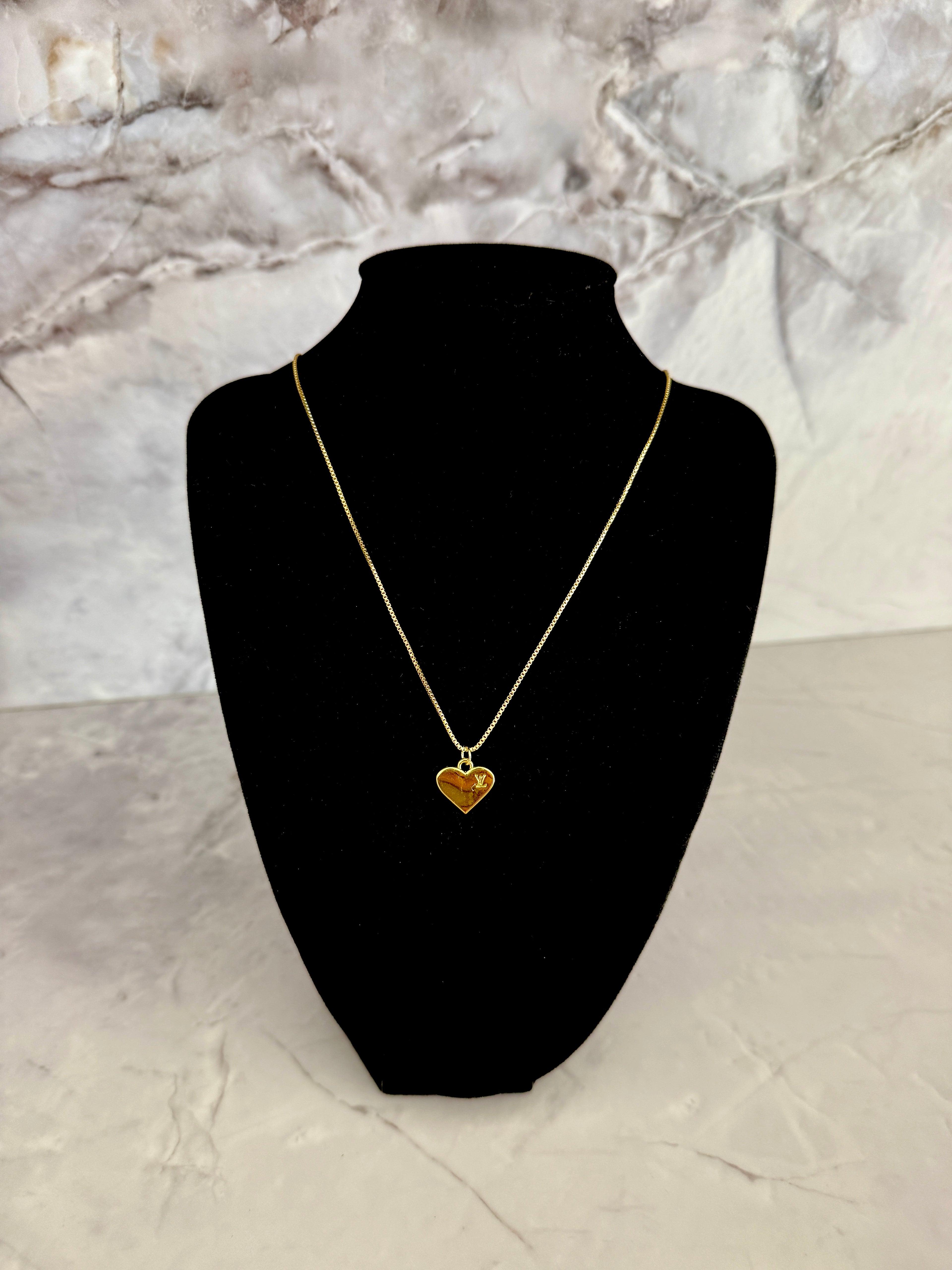 Love Heart Charm Necklace