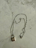 Drue Lock Charm Necklace