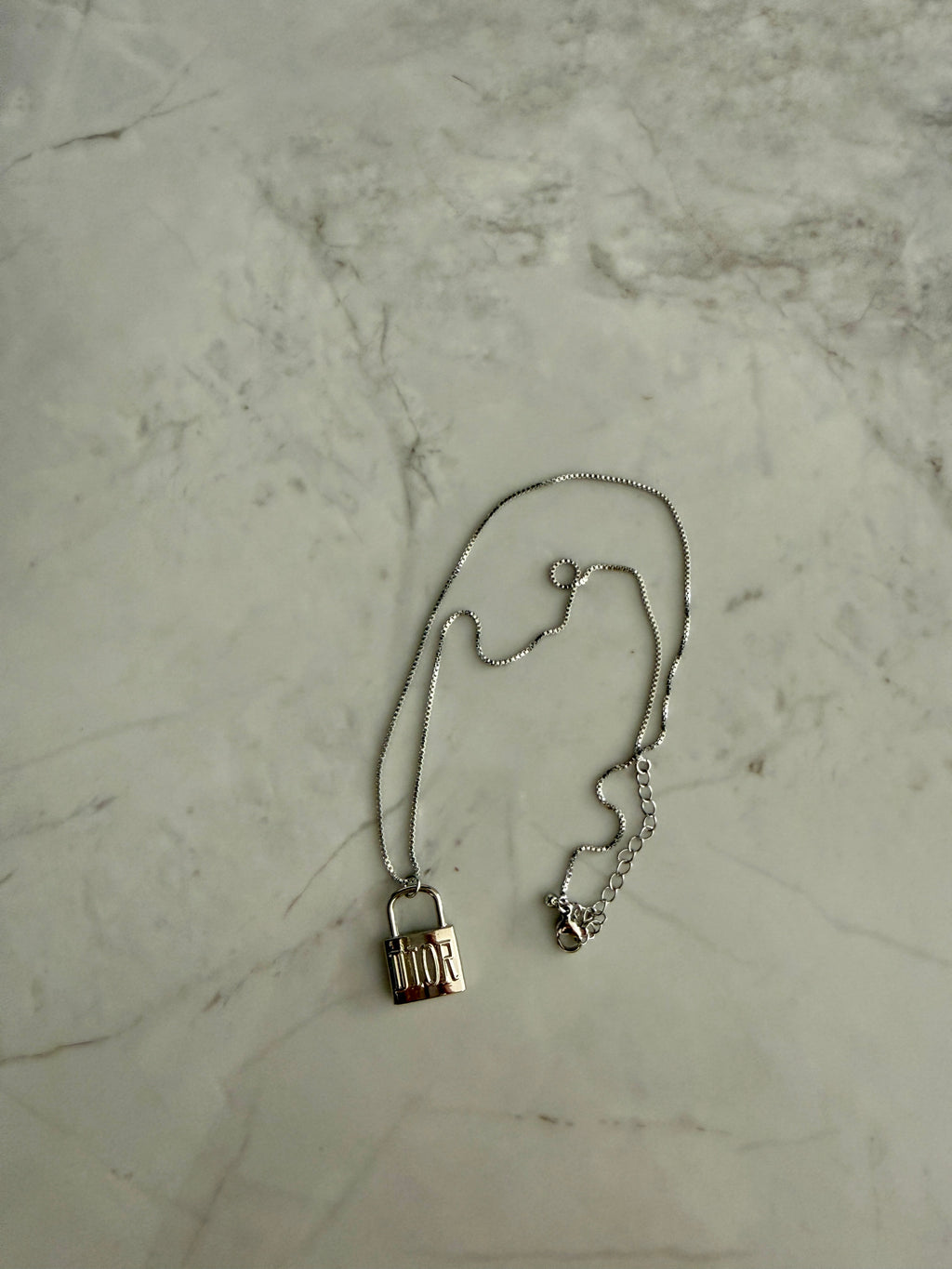 Drue Lock Charm Necklace