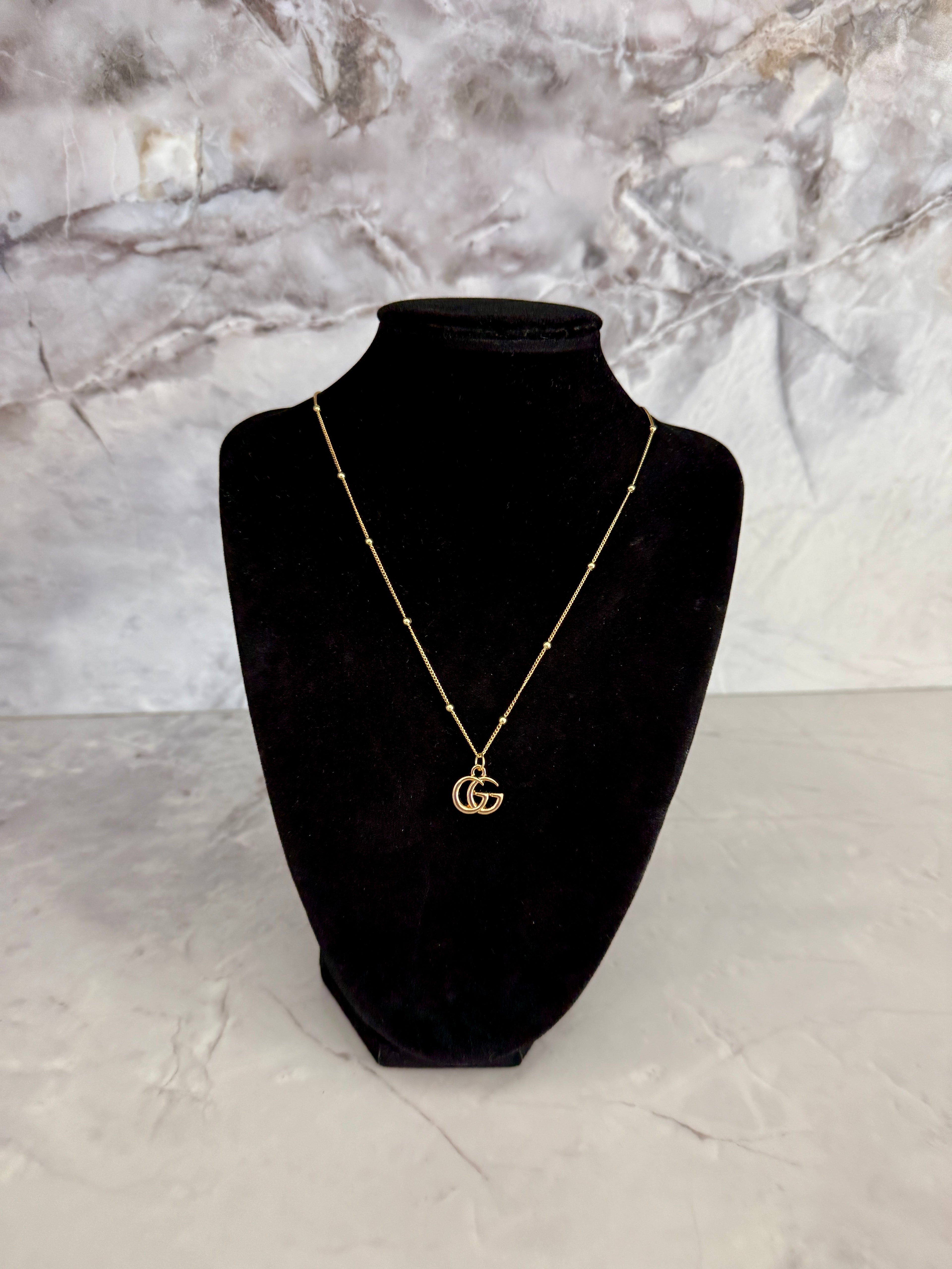 Giselle Classic Monogram Necklace