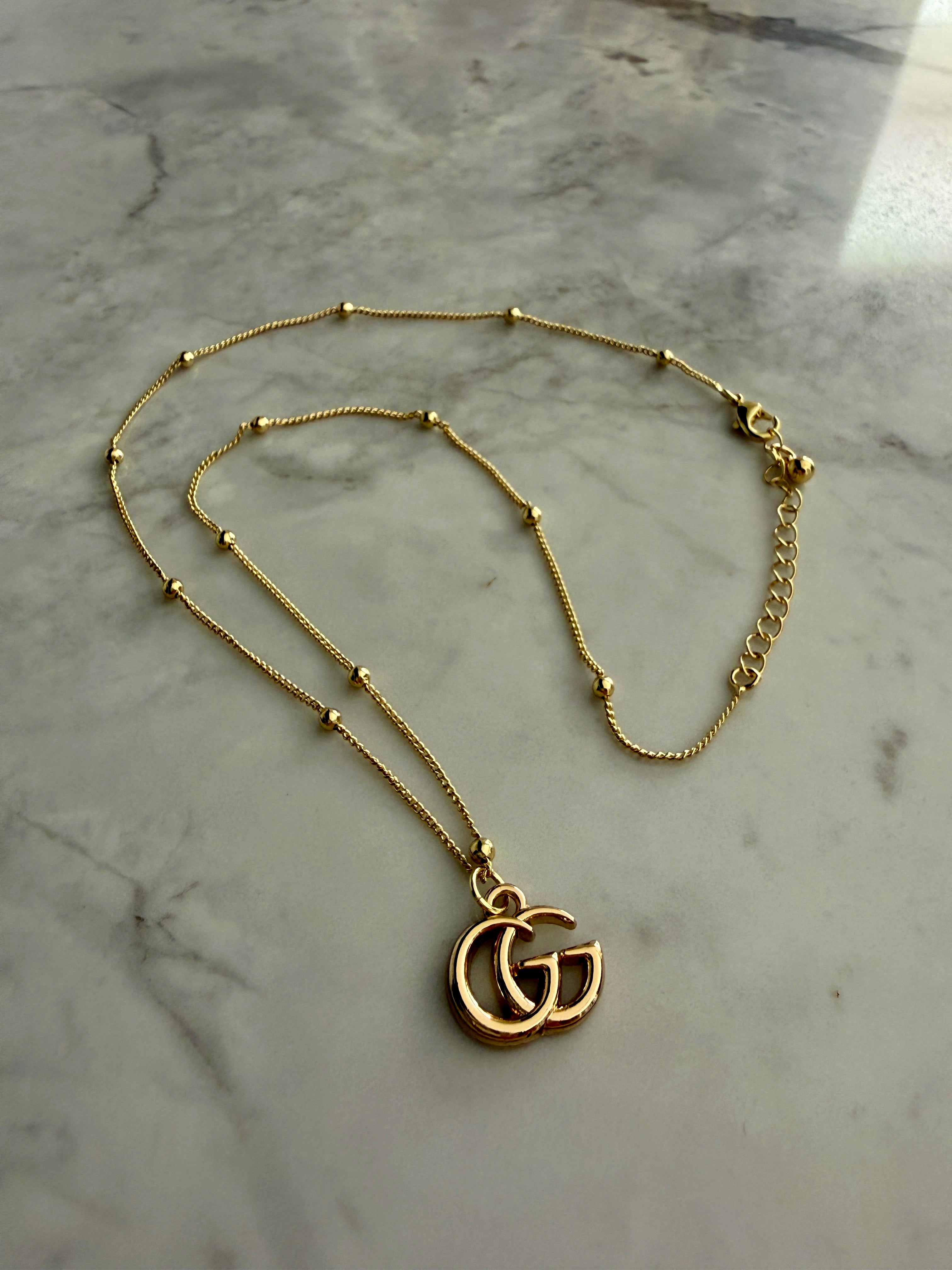 Giselle Classic Monogram Necklace