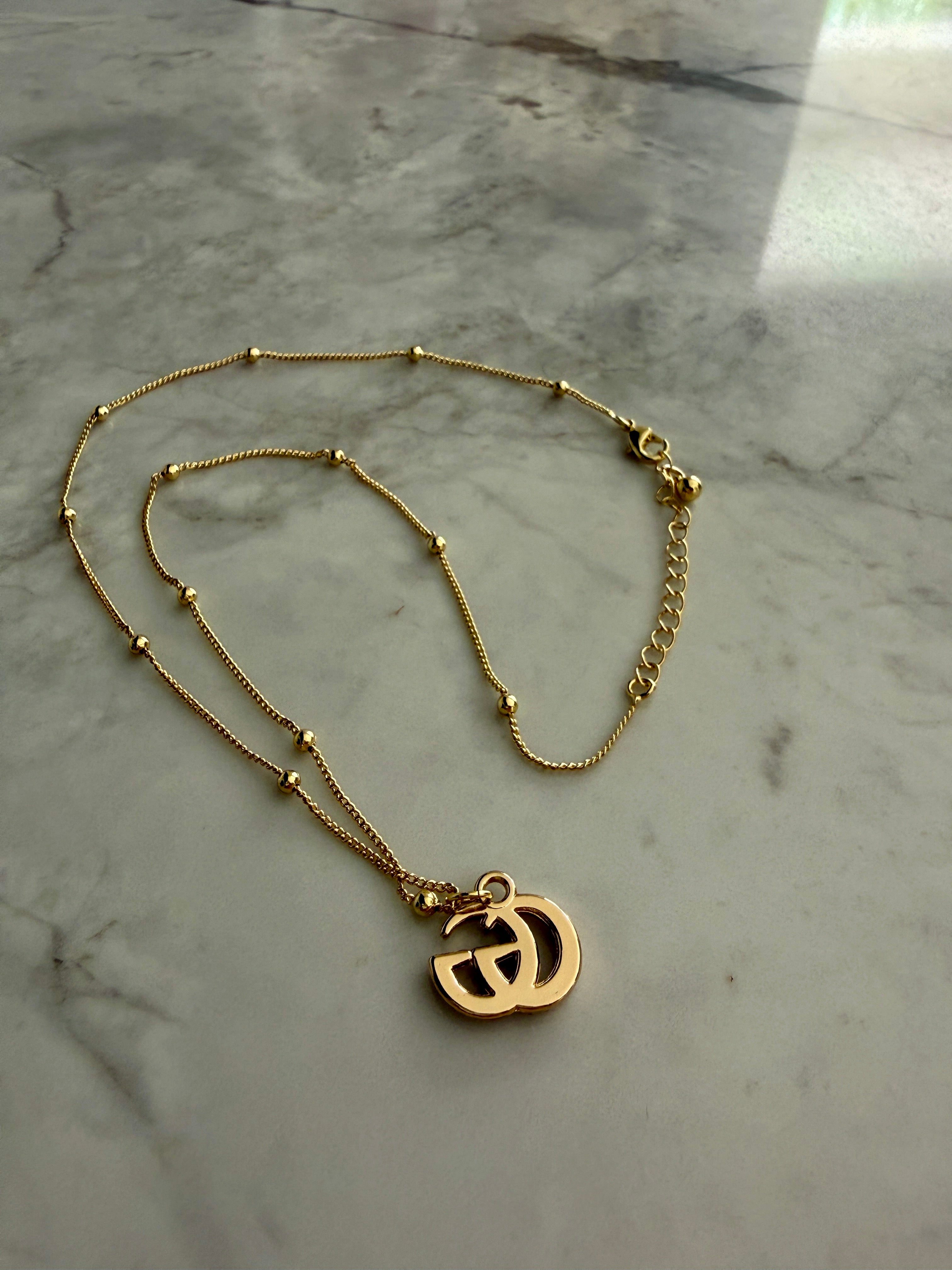 Giselle Classic Monogram Necklace
