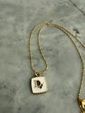 Dinah Square Charm Necklace
