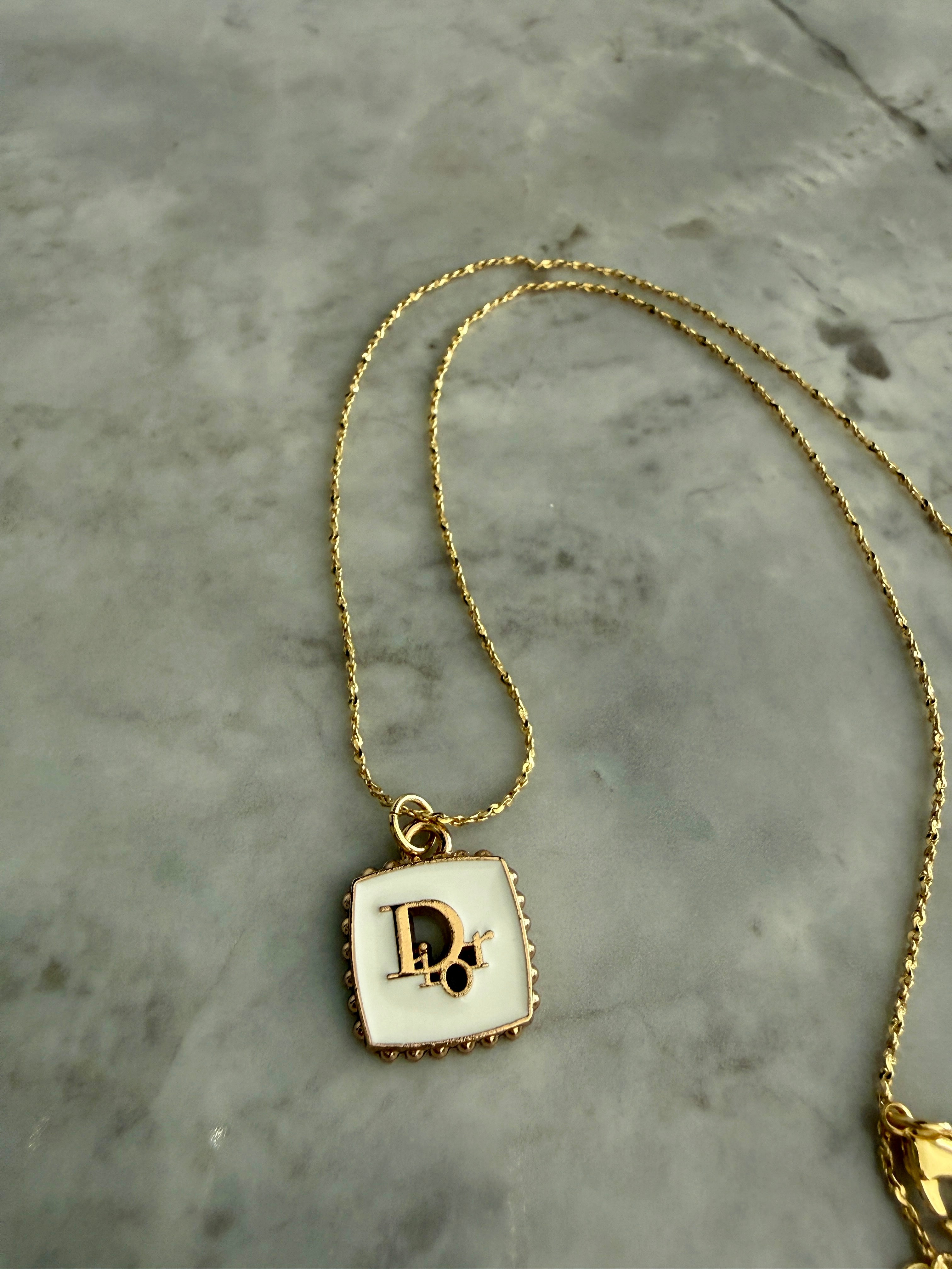 Dinah Square Charm Necklace