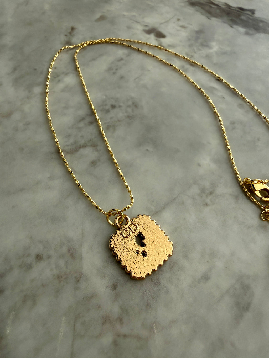 Dinah Square Charm Necklace