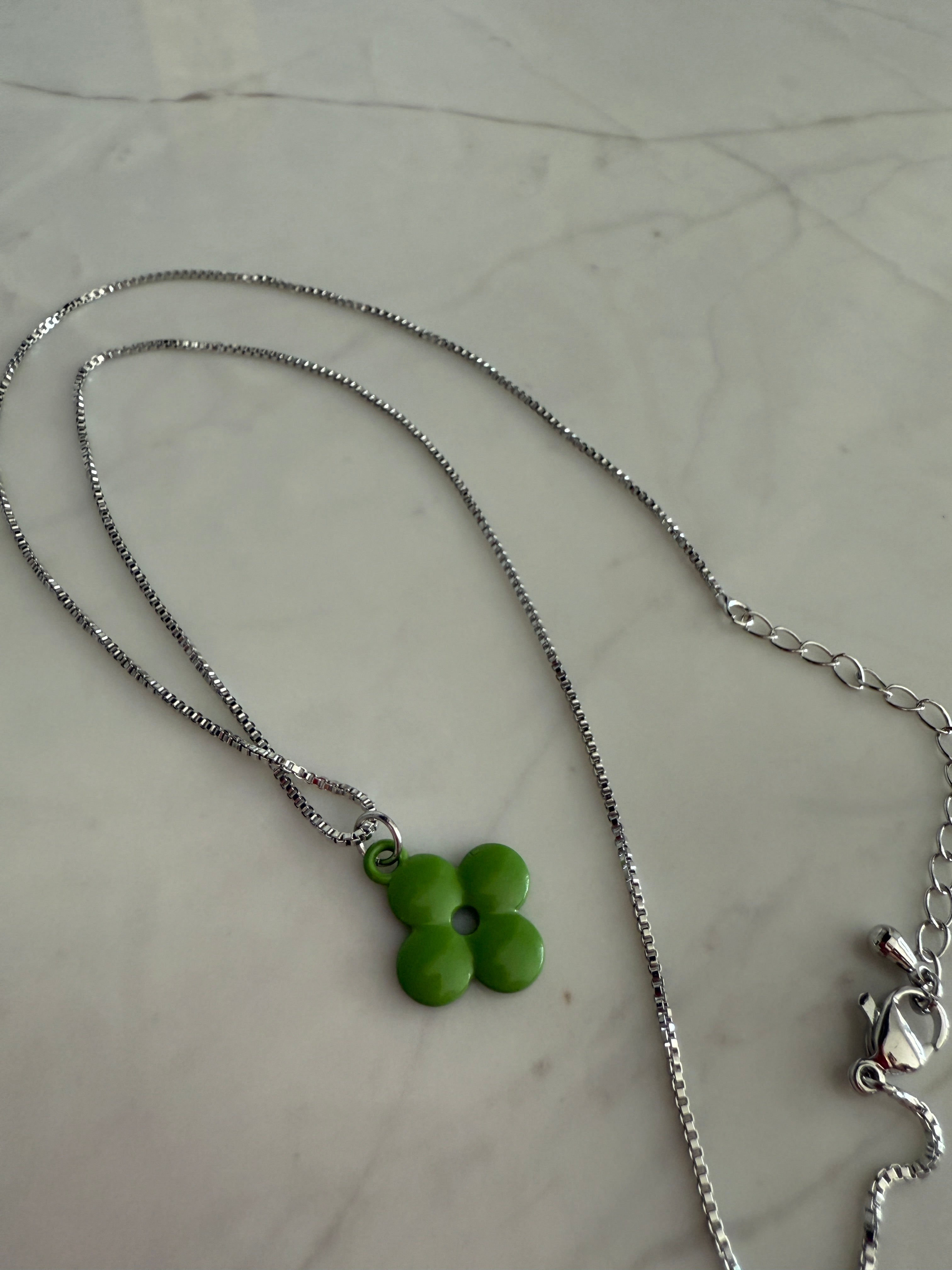 Iconic Green Clover Necklace