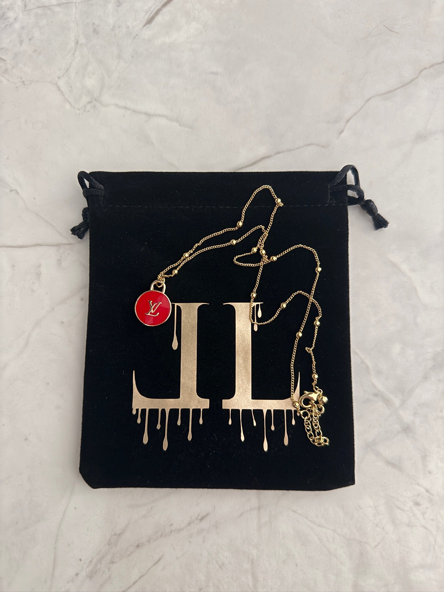 Holly Red Charm Necklace