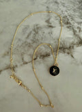 Livvi Black Charm Necklace