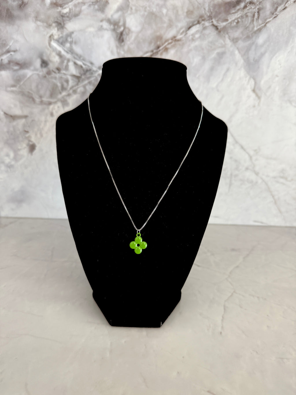 Iconic Green Clover Necklace
