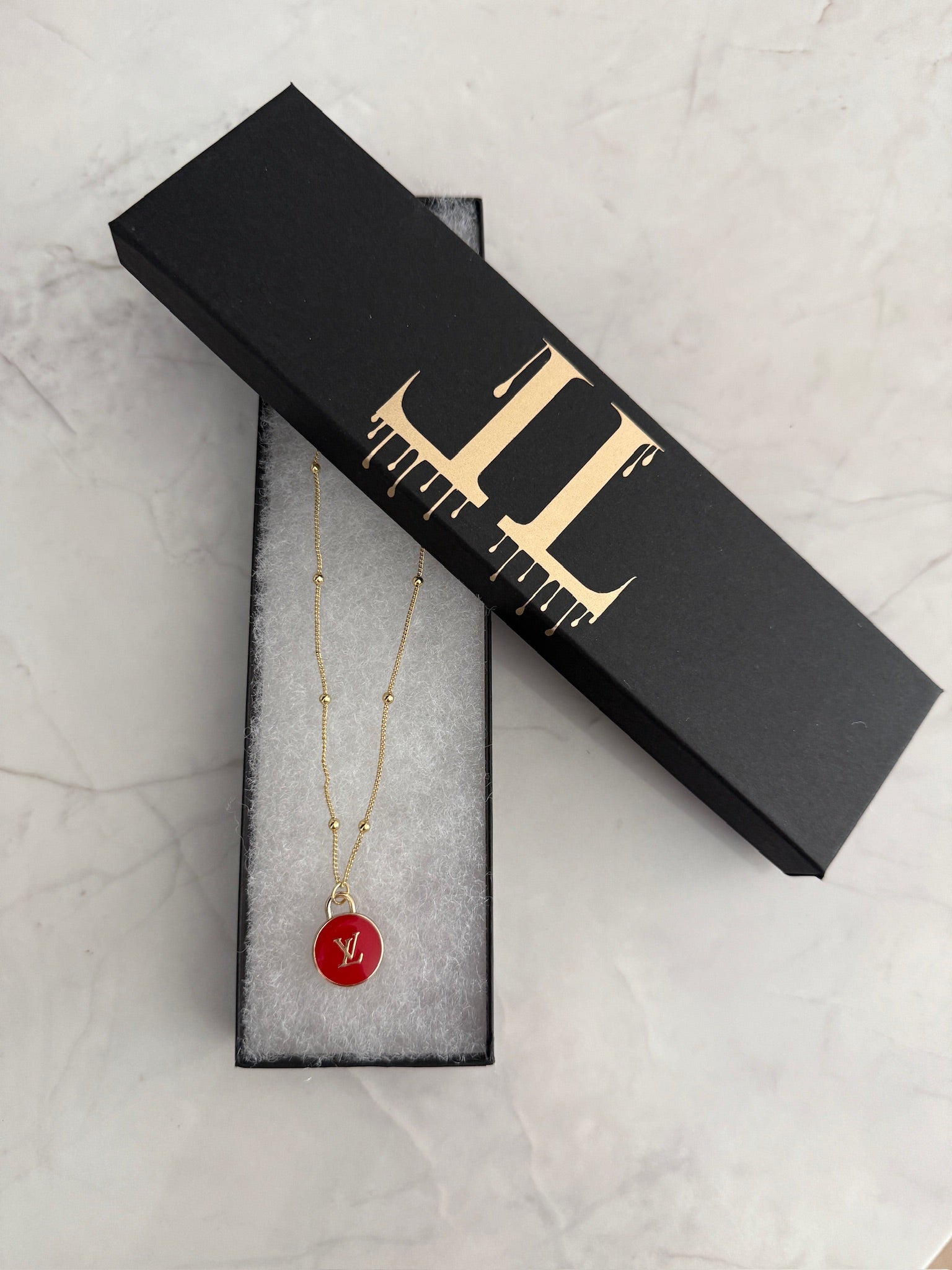 Holly Red Charm Necklace