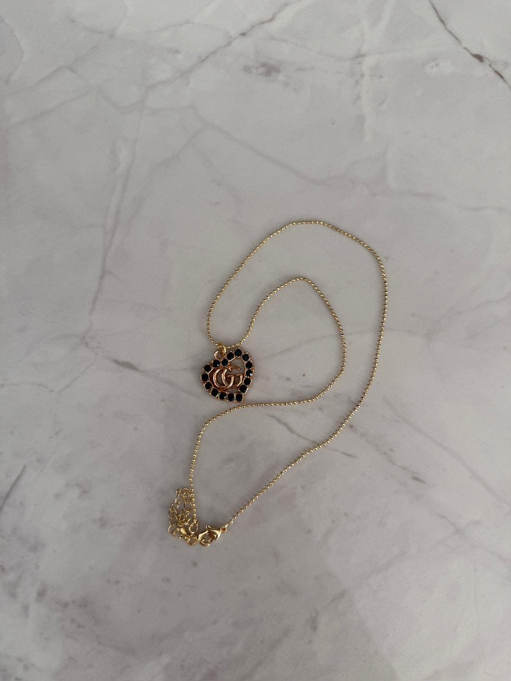 Eva Deep Green Rhinestone Necklace