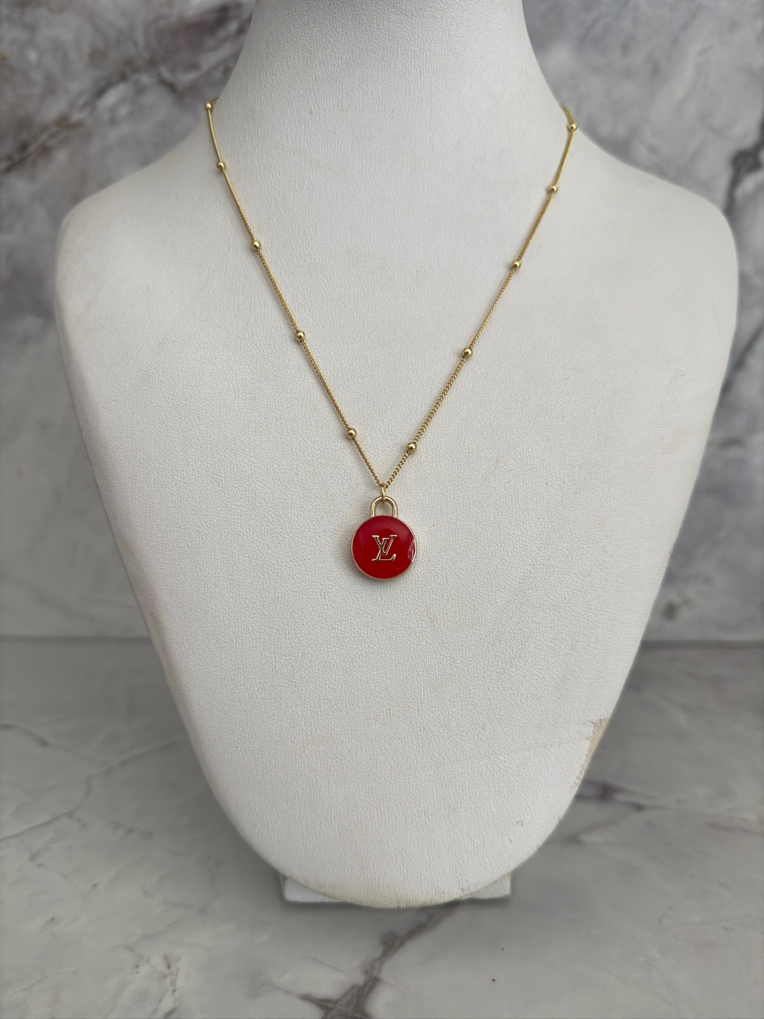 Holly Red Charm Necklace
