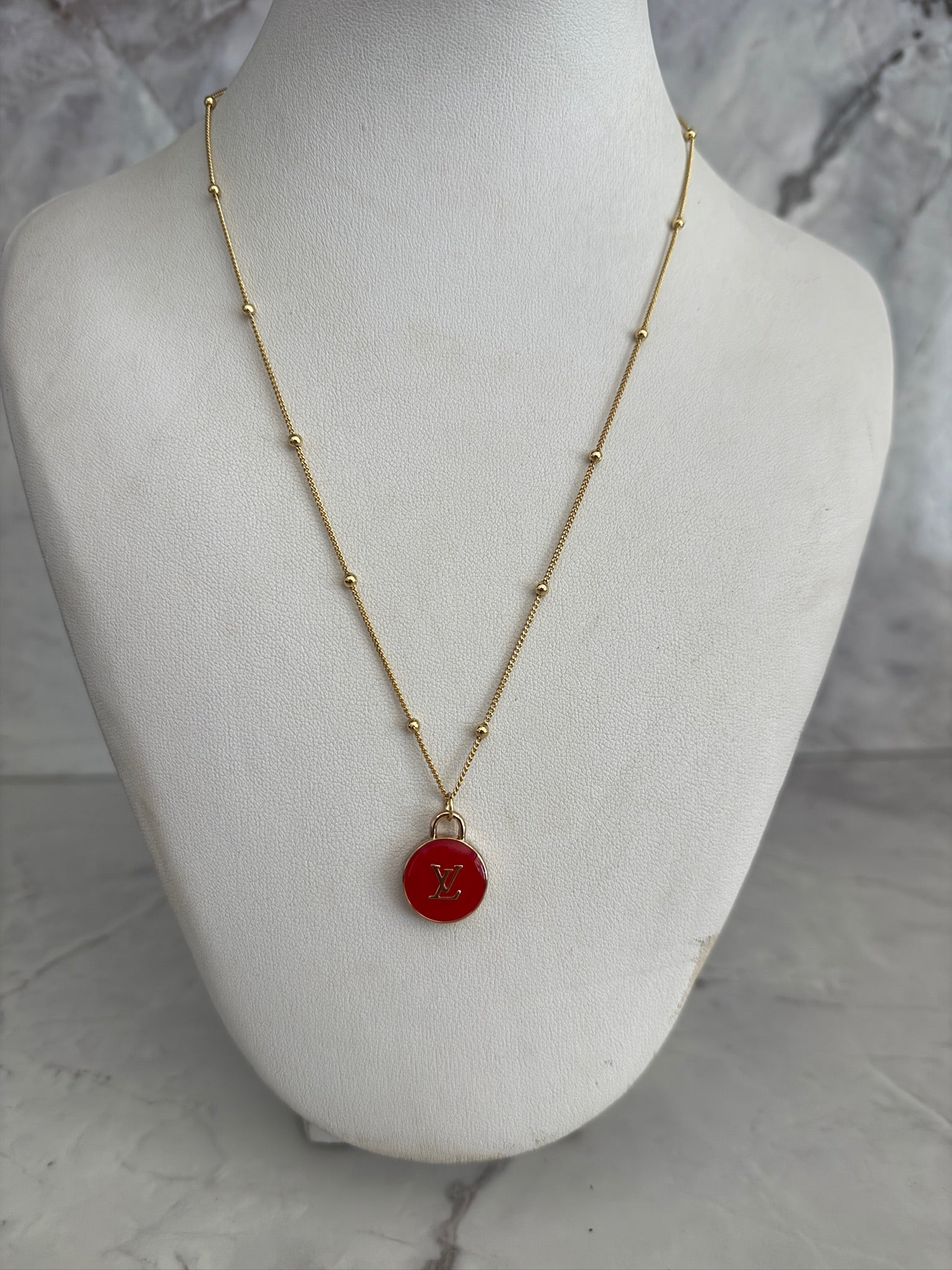 Holly Red Charm Necklace