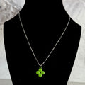 Iconic Green Clover Necklace