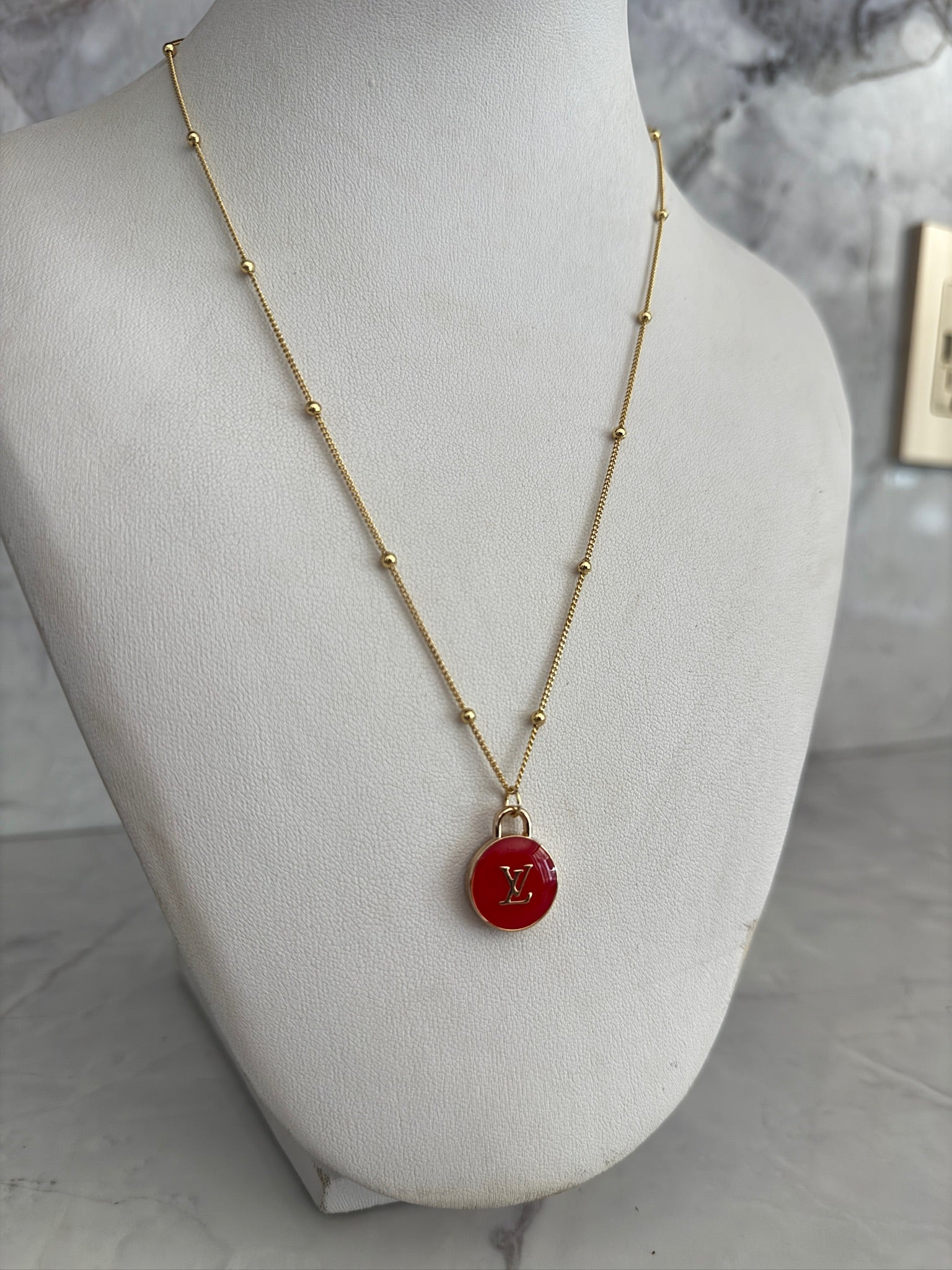 Holly Red Charm Necklace