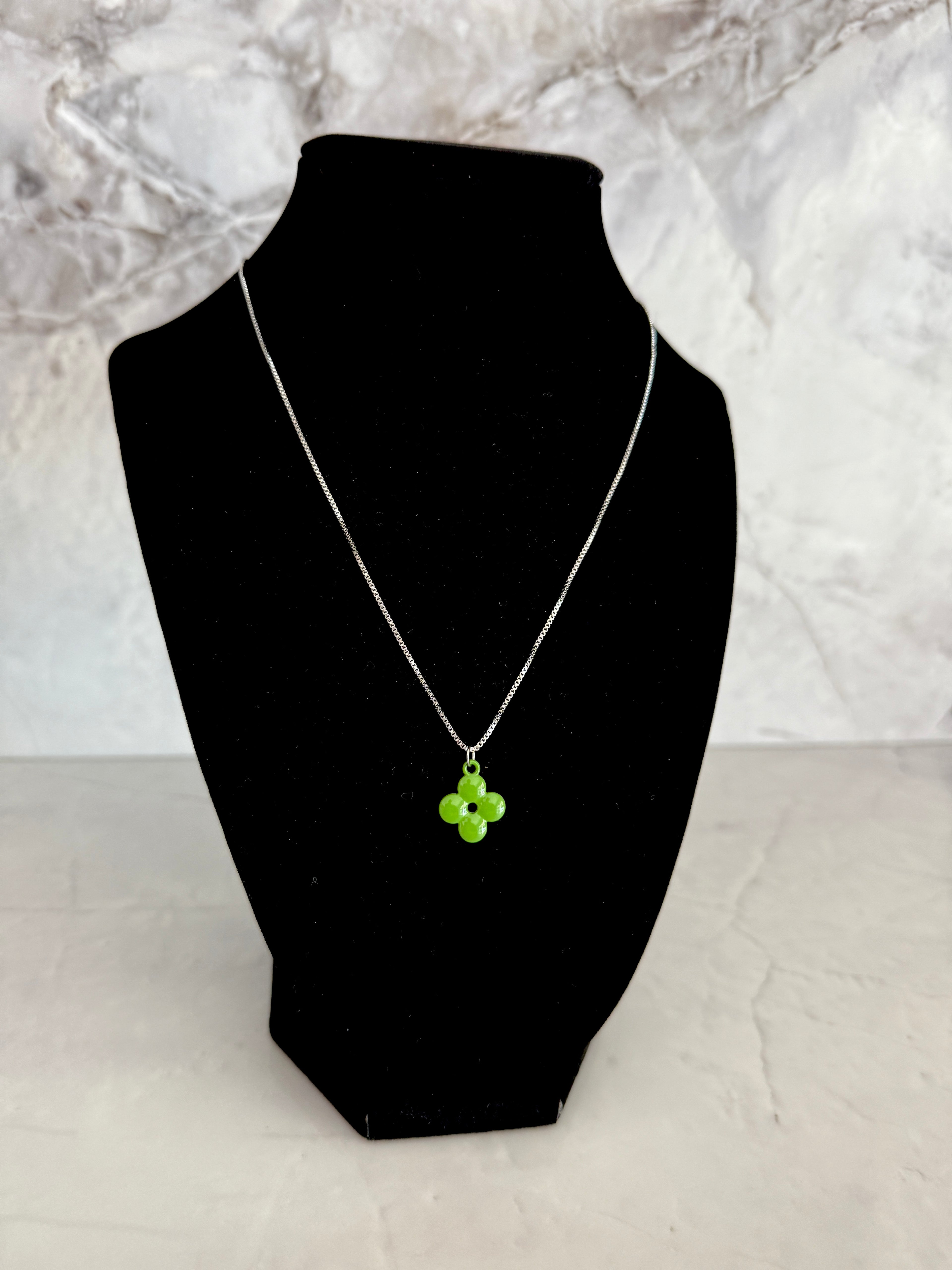 Iconic Green Clover Necklace