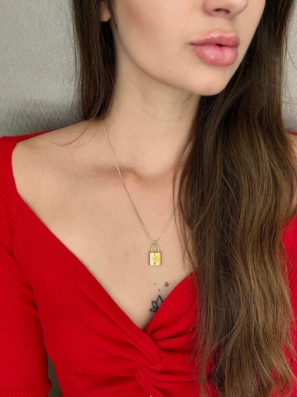Violetta Lock Necklace