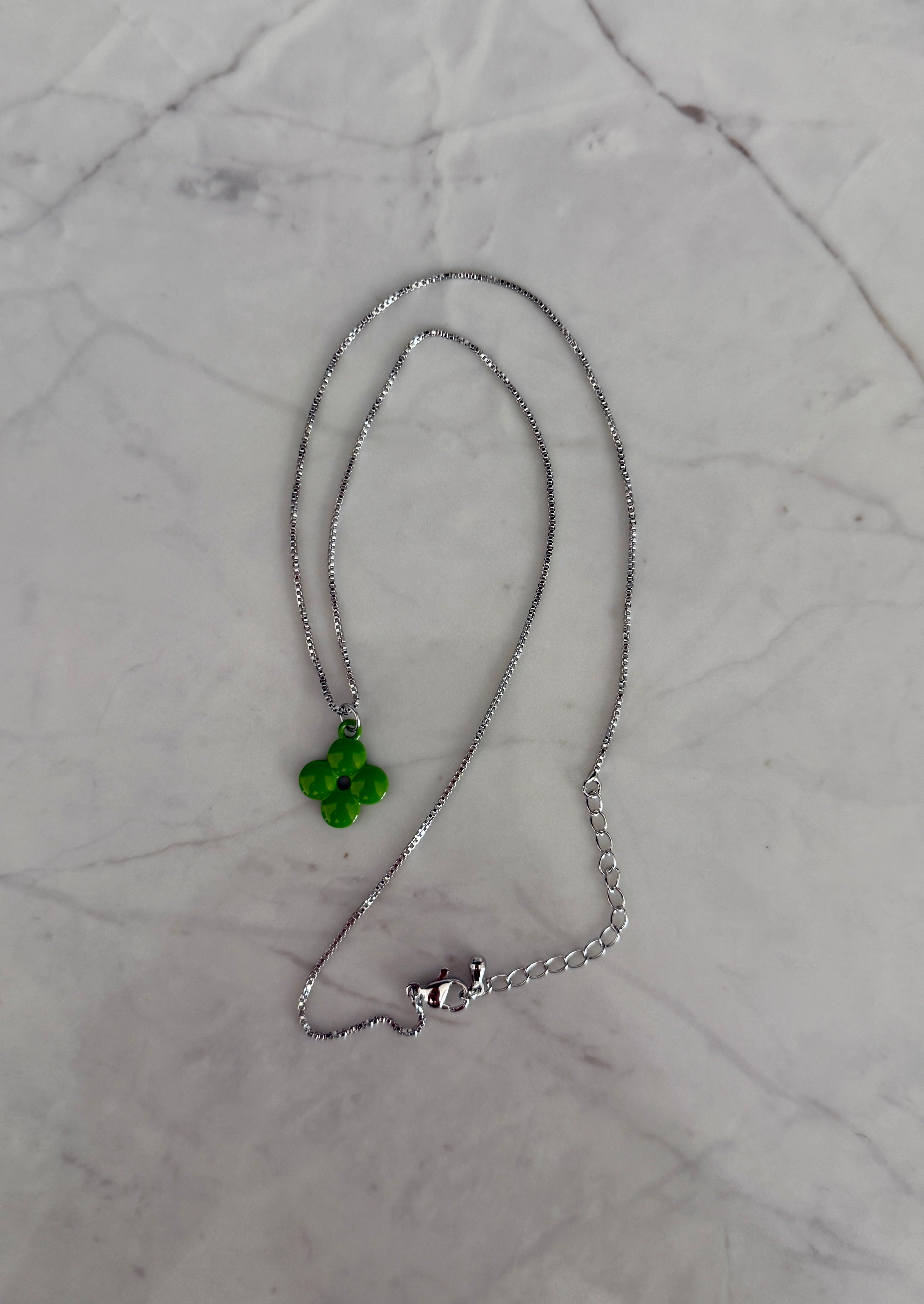 Iconic Green Clover Necklace
